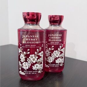 2pk Bath & Body Works Japanese Cherry Blossom Body Wash
